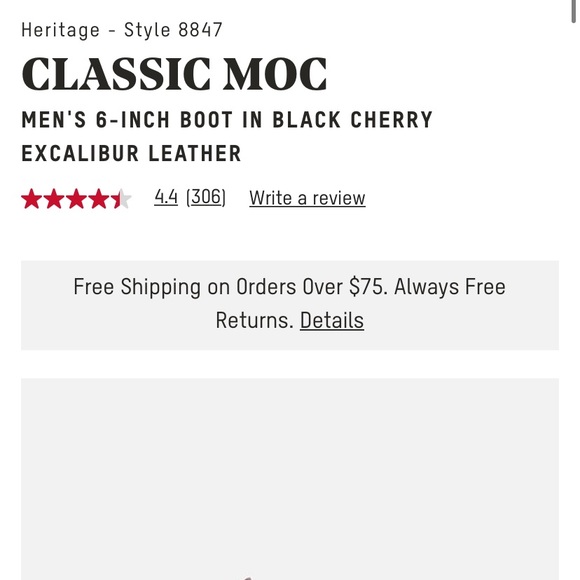 Red wing moc toe shoes - Picture 6 of 11